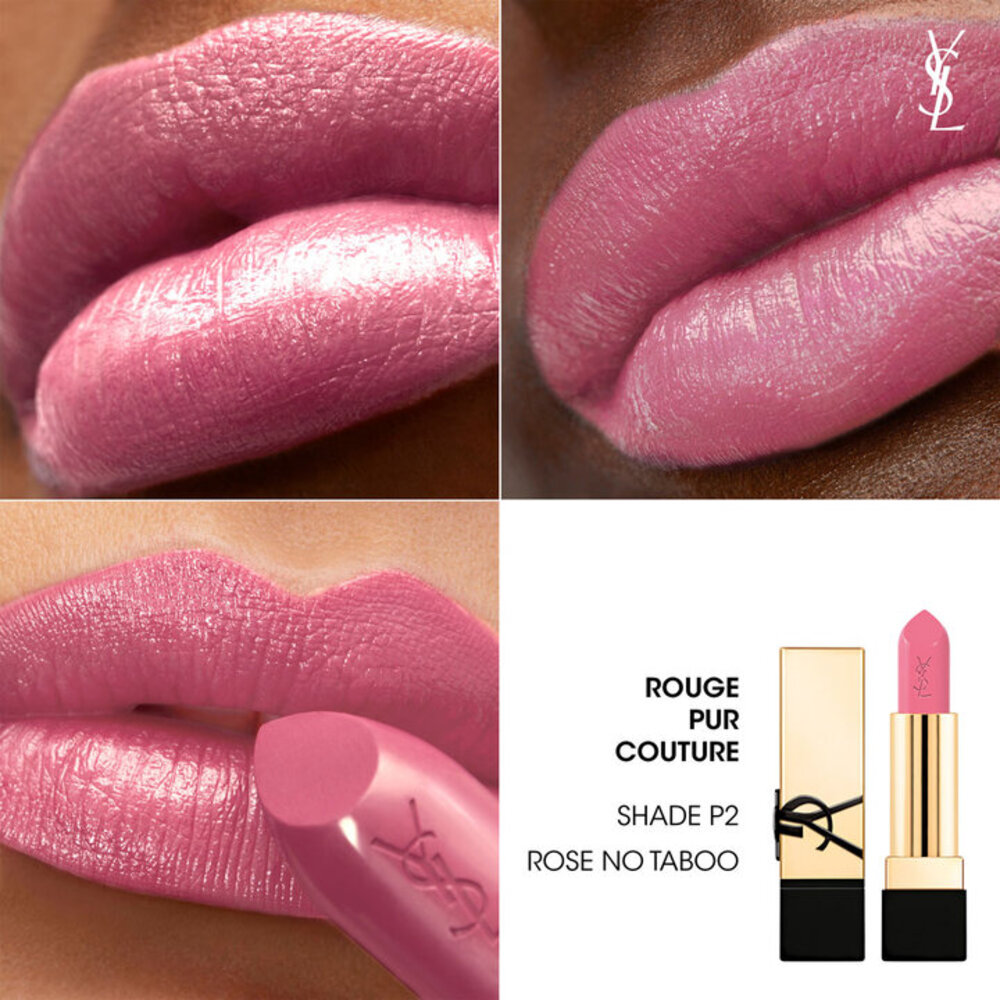 Помада для губ Yves Saint Laurent Rouge Pur Couture, P2 Rose No Taboo, 3,8 г — фото 2