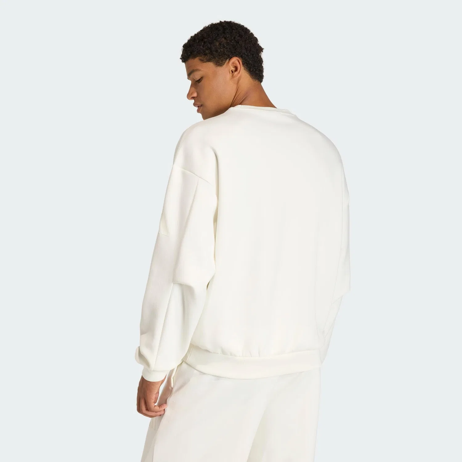 Женский свободный свитшот Soft Lux, Adidas, Cremefarben — фото 3