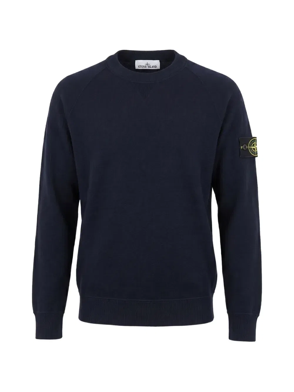Джемпер с рукавами реглан и нашивкой-логотипом Stone Island, синий