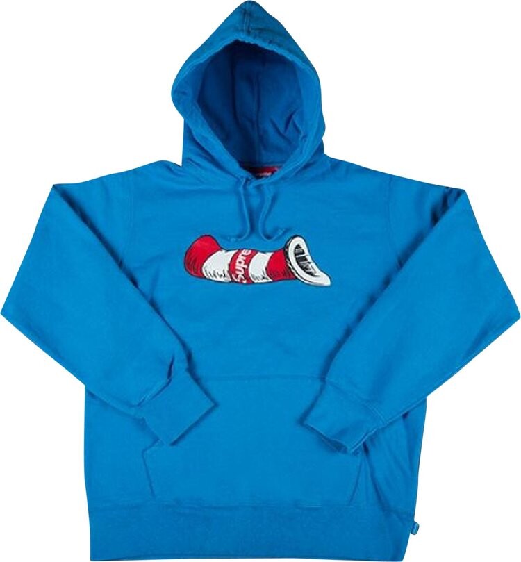 

Толстовка Supreme Cat in the Hat Hooded Sweatshirt 'Bright Royal', синий