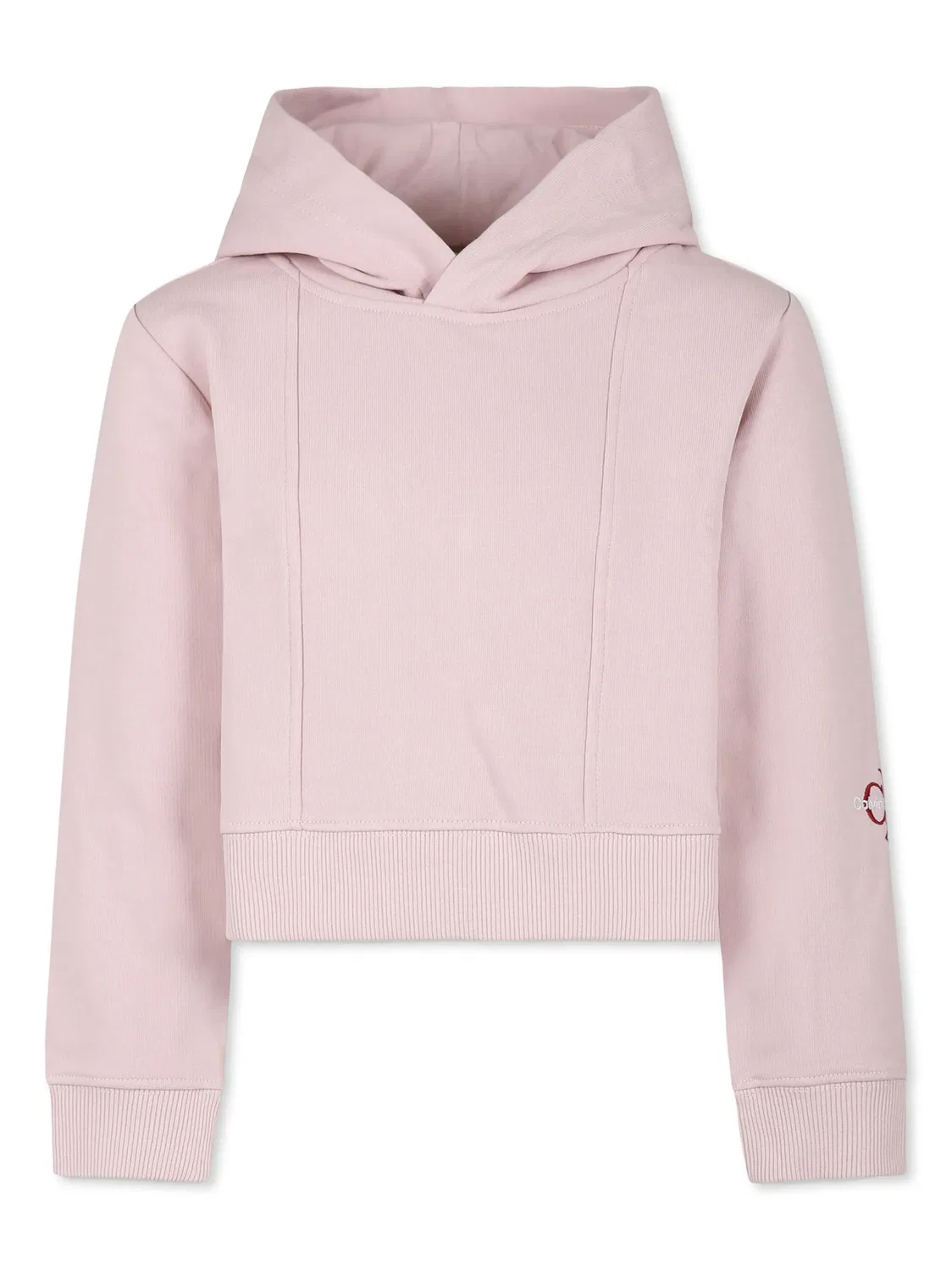 Худи с монограммным логотипом Calvin Klein, розовый