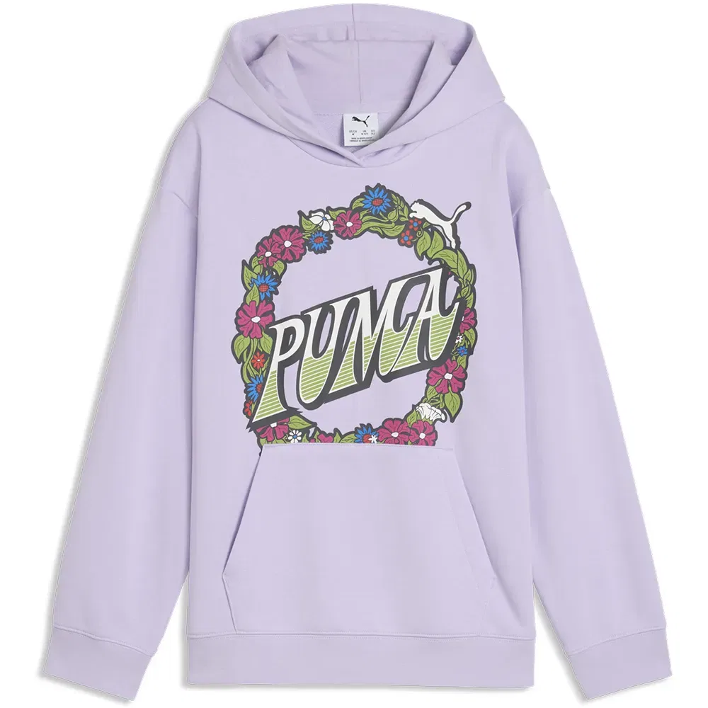 Худи с графическим принтом Mid90s Relaxed Puma, фиолетовый — фото 3