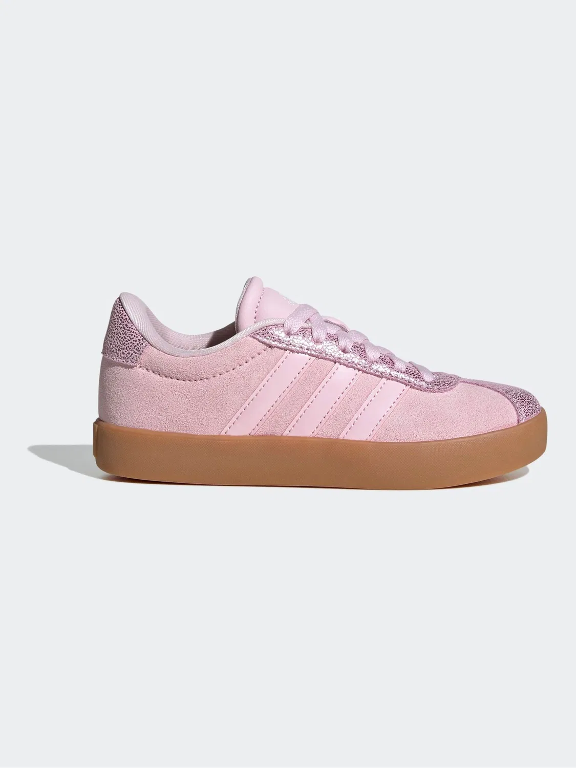 Кроссовки детские VL Court adidas, розовый