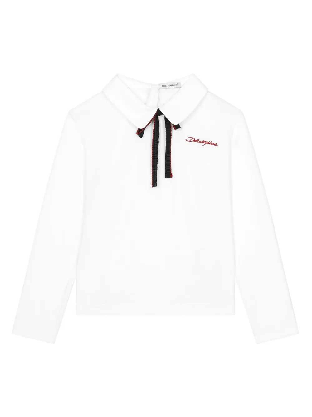 

Футболка из джерси с логотипом Dolce & Gabbana Kids, белый