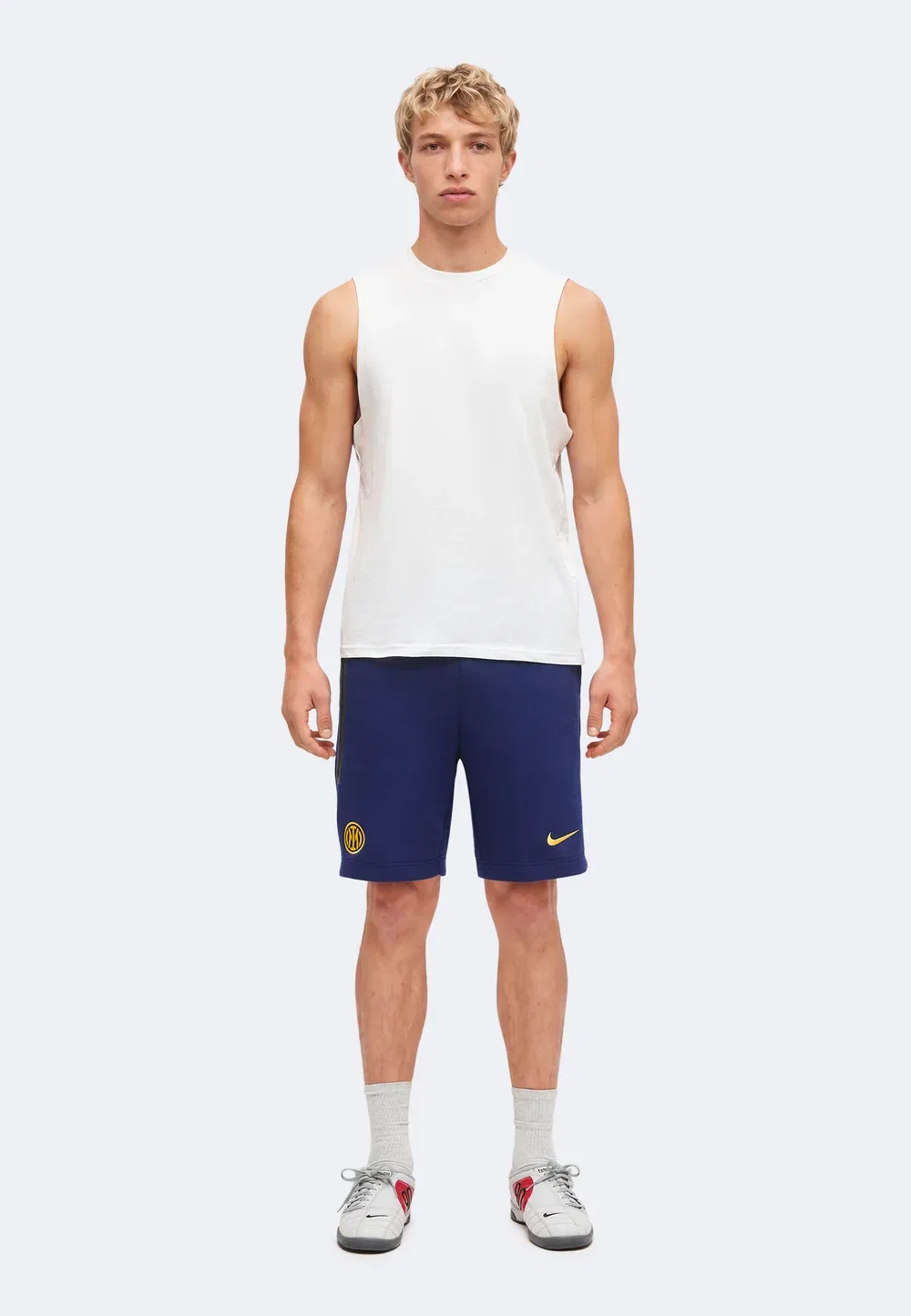 Интер мейланд шорты - клубная одежда Nike Performance, Blue Void/University Gold-Coloured — фото 2