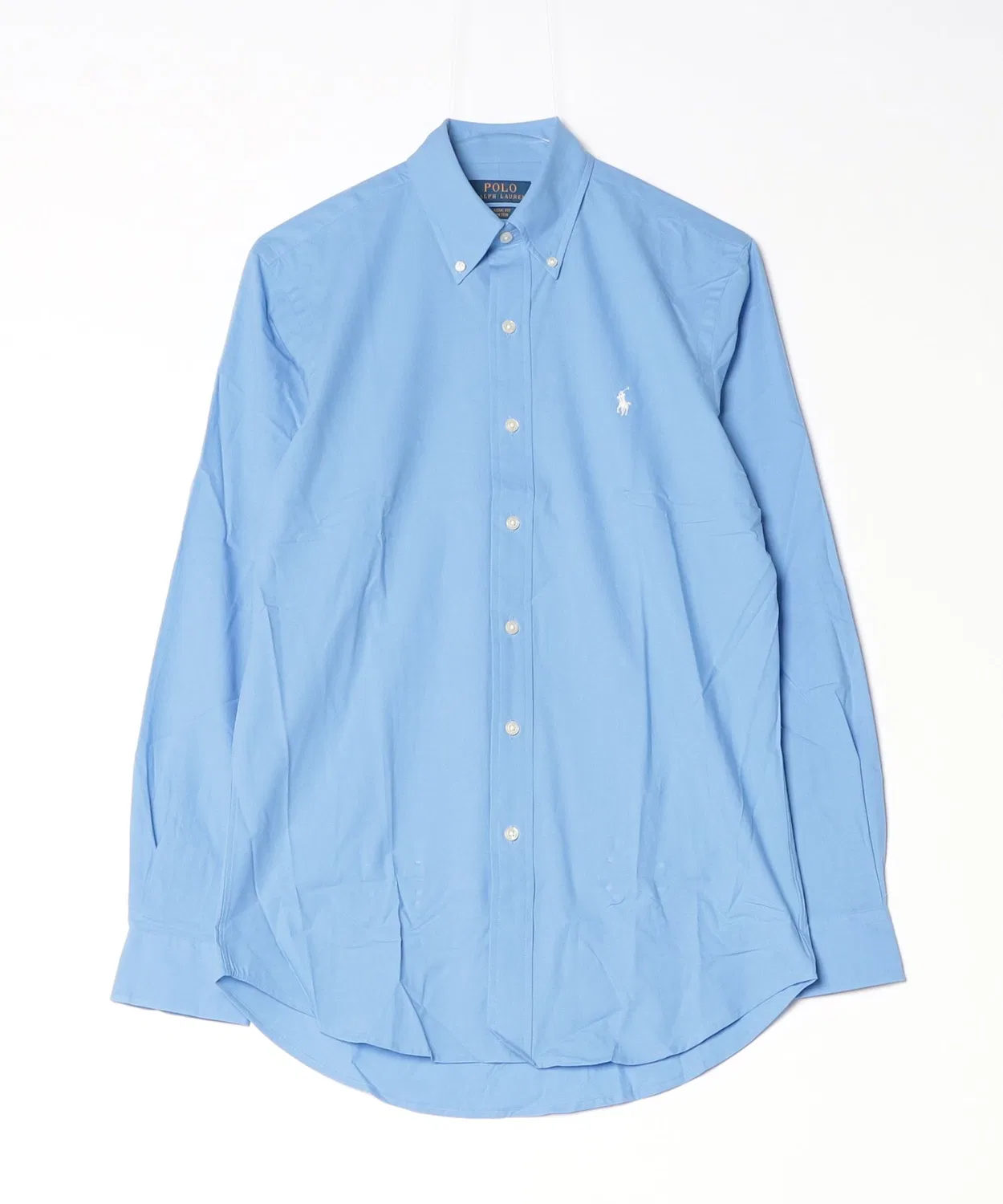 Мужская классическая рубашка с длинным рукавомPOLO RALPH LAUREN, Blue — фото 4