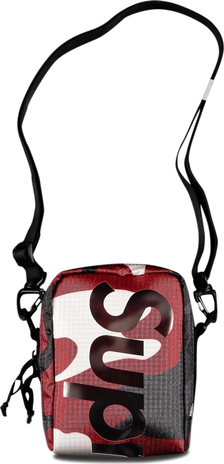 

Сумка Supreme Neck Pouch Red Camo, красный