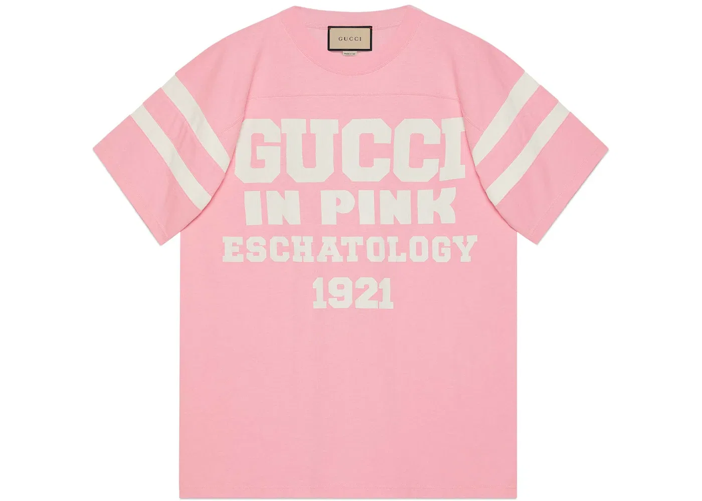 Женская футболка с принтом T-shirt Gucci, Pink