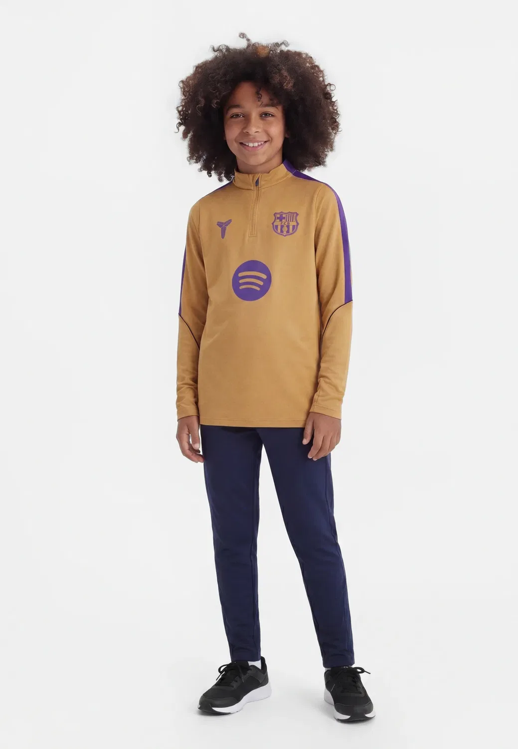 Футбольный клуб "Барселона" fcbstrike drill away унисекс - клубная одежда Nike Performance, Gold-Coloured/Field Purple