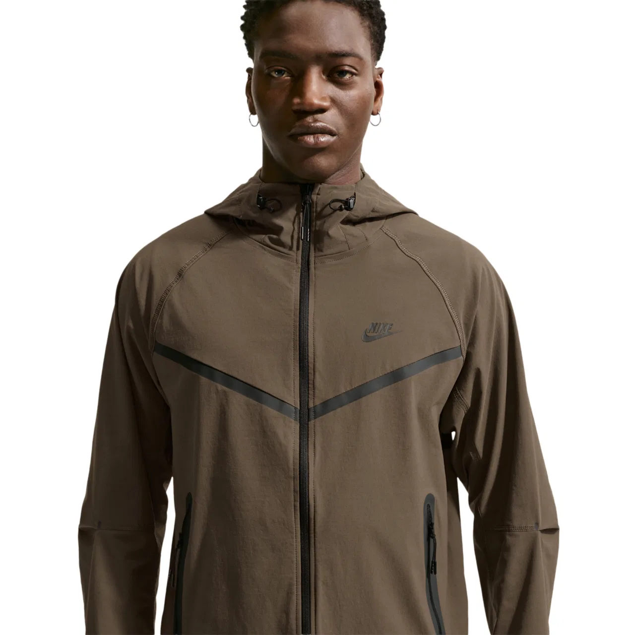Мужская куртка Tech Woven Windrunner Nike, цвет Dark Hazel/Black/Dark Hazel