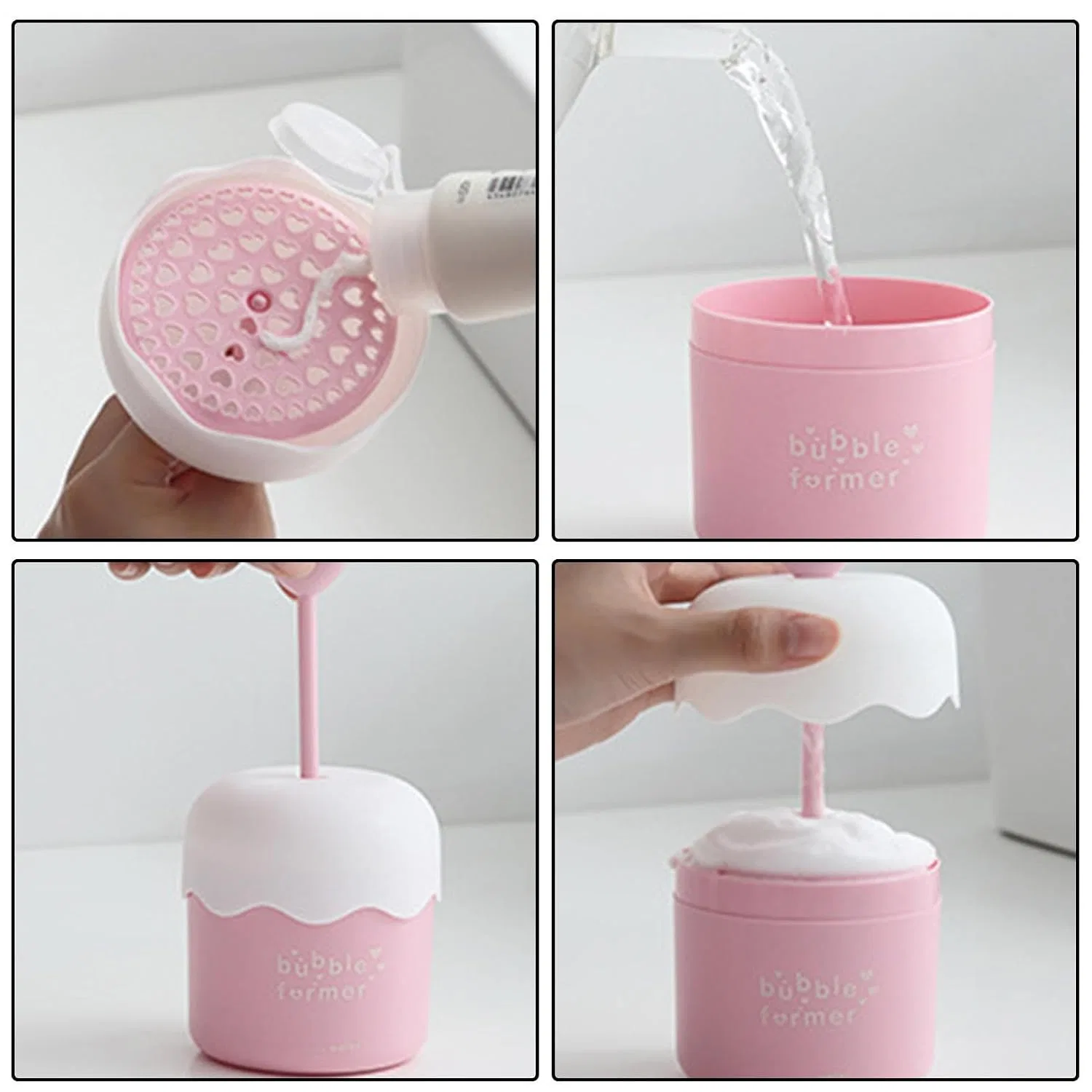 Generisch Foam Maker для умывания, розовый — фото 3