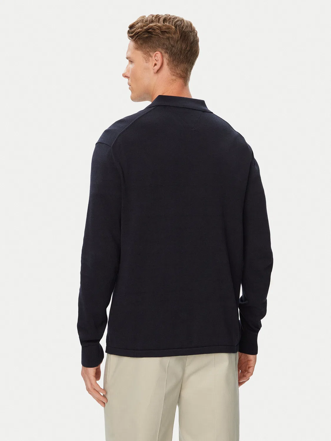 Мужской кардиган стандартного кроя Essential Tommy Hilfiger, темно-синий — фото 3