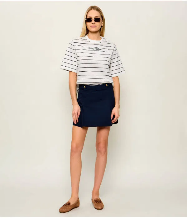 Женская футболка свободного кроя Tommy Hilfiger, Blu Marino — фото 2