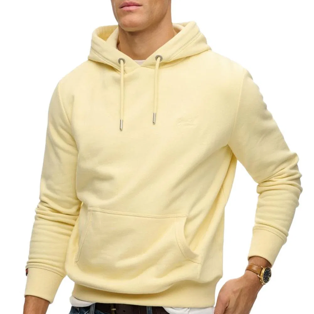 Мужской свитшот с капюшоном Essential Logo Superdry, Yellow — фото 2