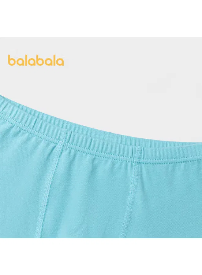 Трусы-боксеры хлопковые комплект из трех шорт для мальчиков Balabala, серый — фото 4