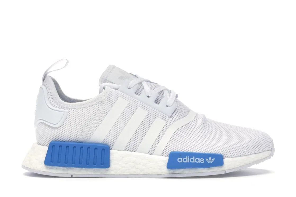Детские кроссовки Lifestyle Adidas NMD R1, Cloud White/Cloud White/Bright Blue