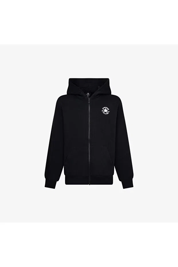 Детские свитшот для мальчиков с капюшоном Dissected child black sweatshirt Converse, 023-Black