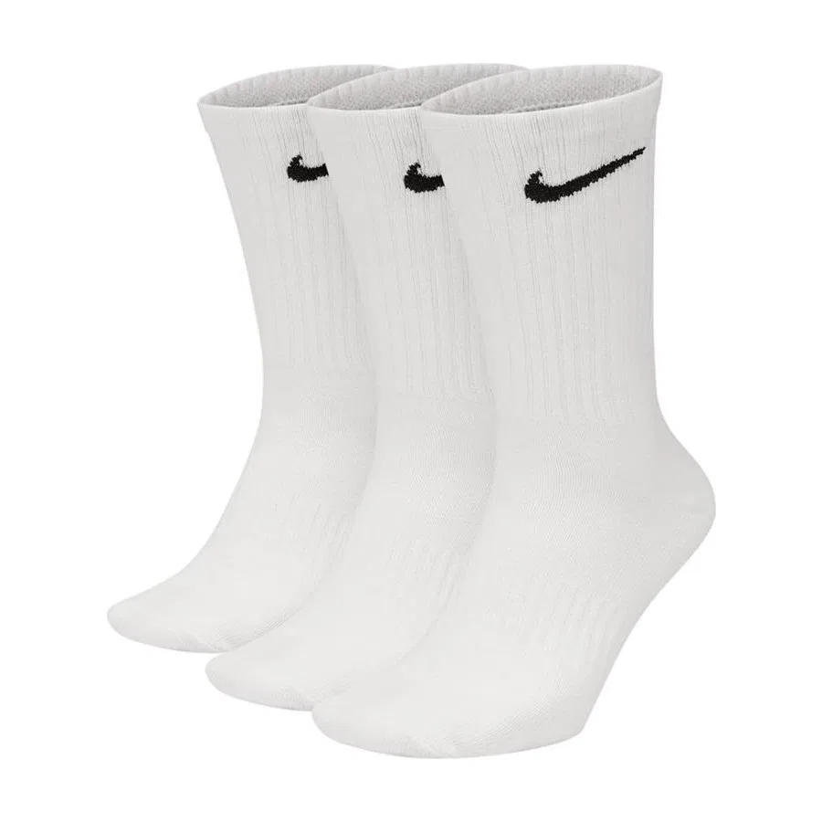 Комплект из 3 пар носков Everyday с технологией Dri-FIT, Nike, Белый — фото 2