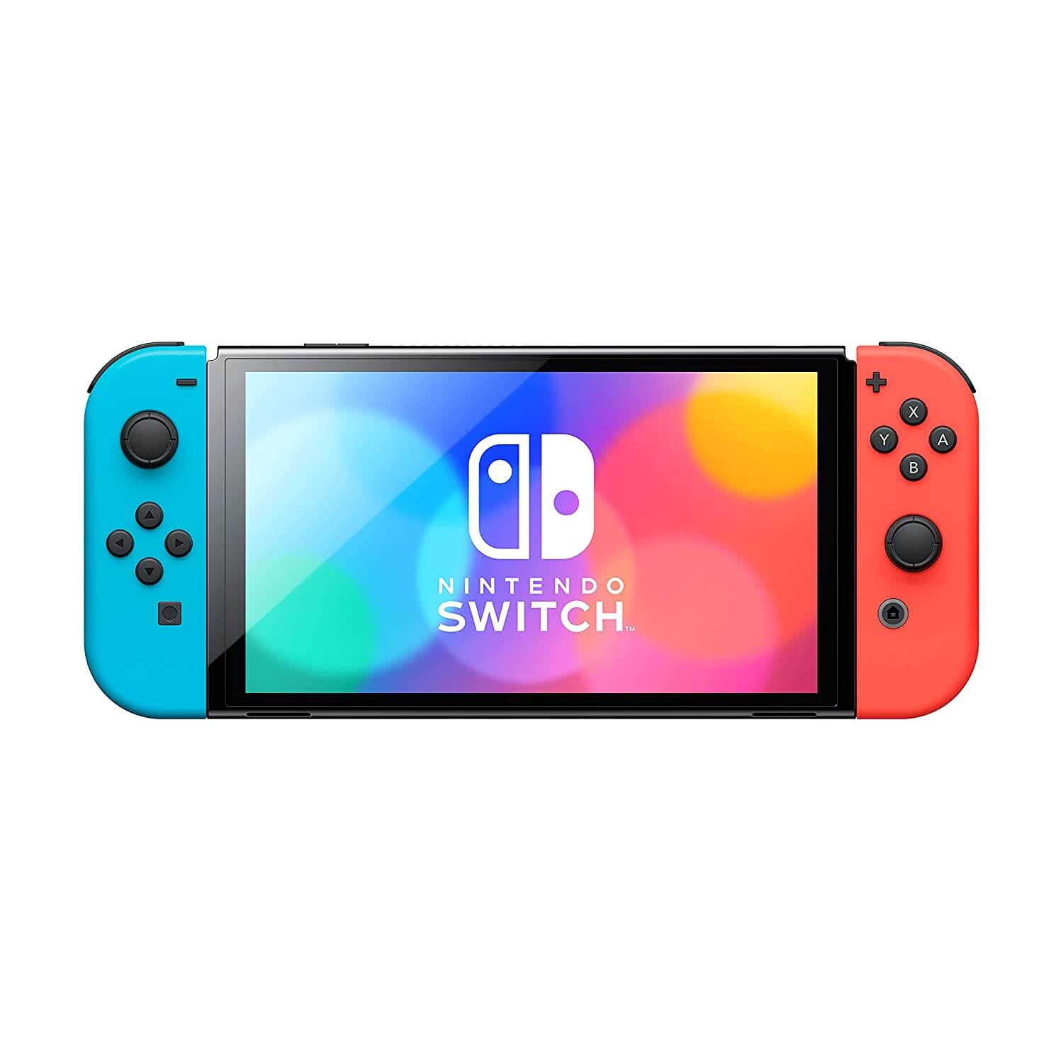 Игровая консоль, Nintendo Switch OLED, Neon Blue and Neon Red, Nintendo - фото