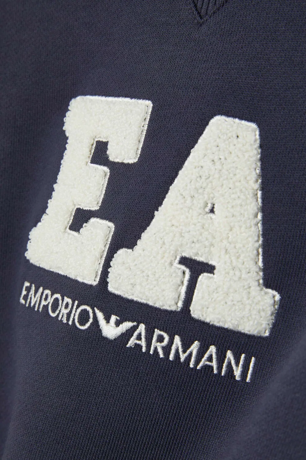 Свитшот с принтом Macro Logo Emporio Armani, фиолетовый — фото 4
