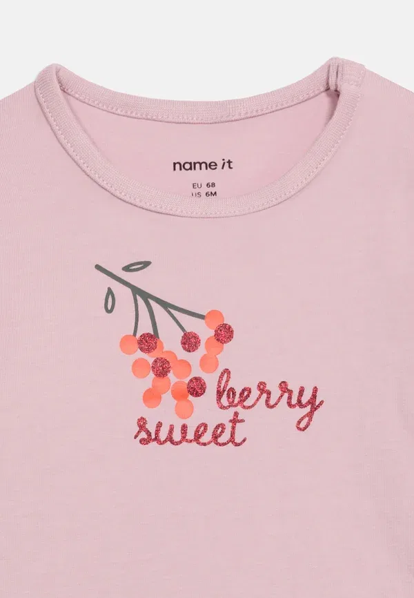 Комплект из 2 футболок с принтом Nbfbisa Name It peyote melange, dawn pink, розовый — фото 4