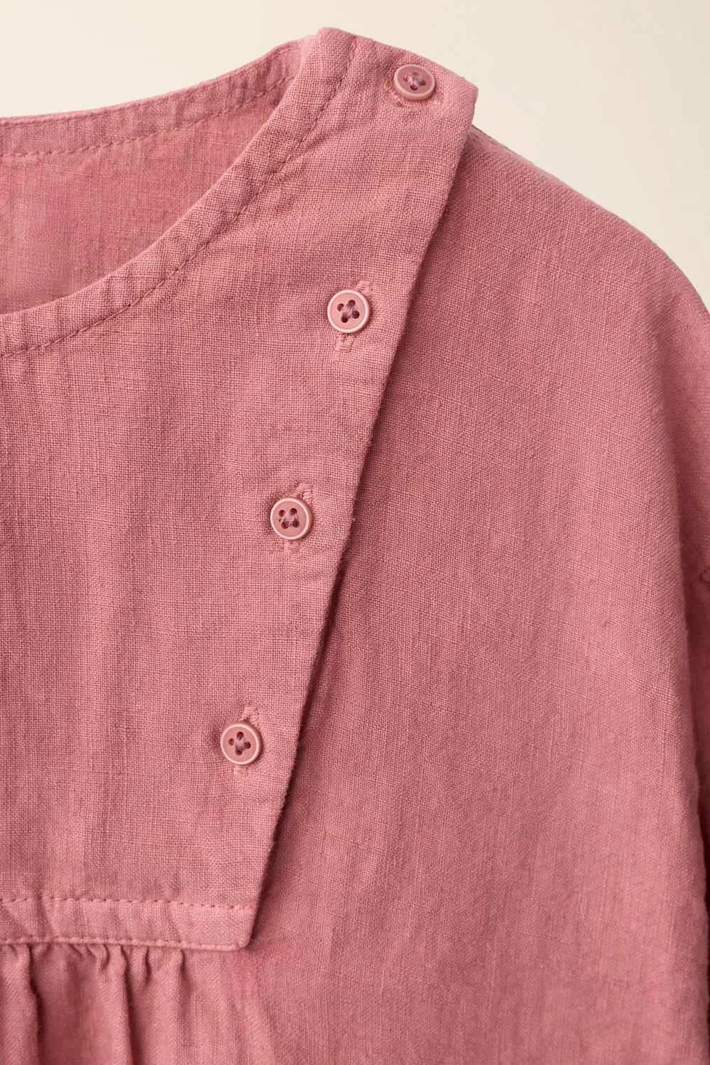 Платье из 100% льна, созданное в сотрудничестве Caramel London и Zara, Terracotta — фото 3