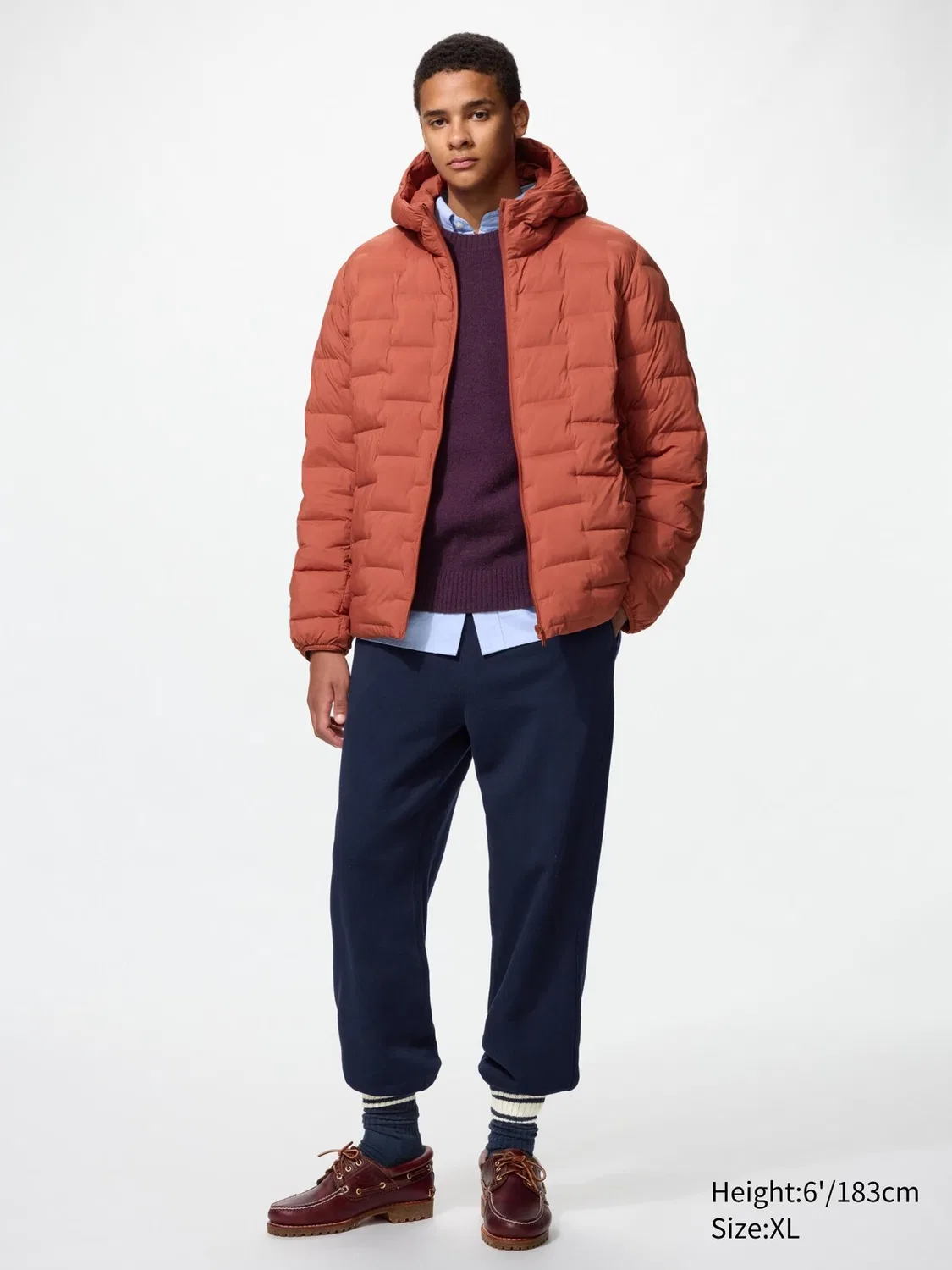 Парка Pufftech Uniqlo, кремовый — фото 2