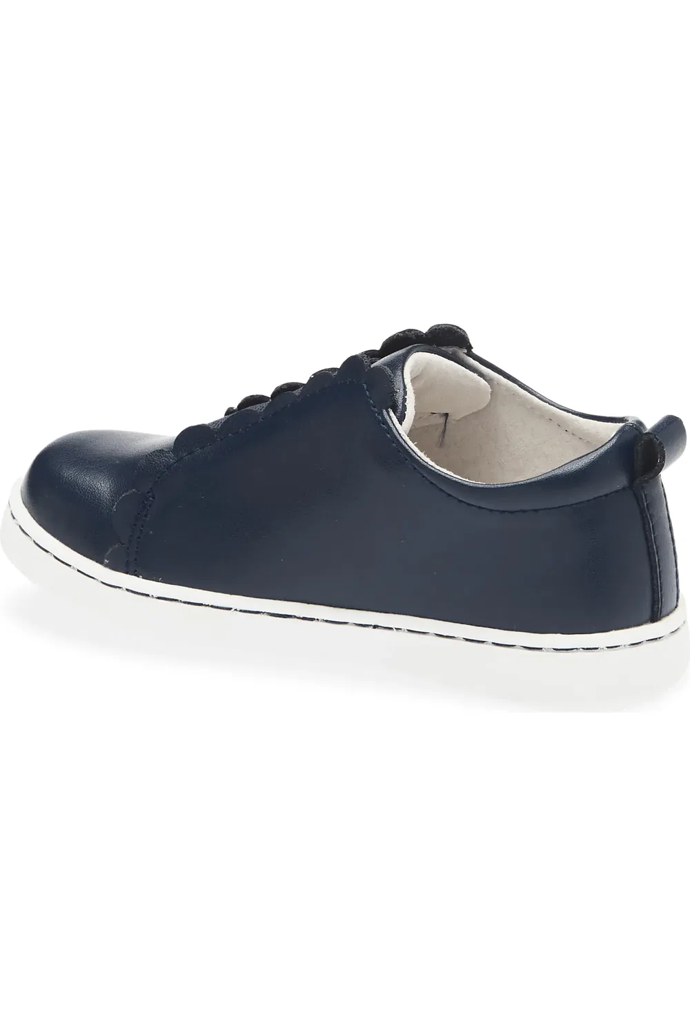 Детские кеды slip-on с отделкой гребешком Phoebe L'AMOUR, темно синий — фото 2