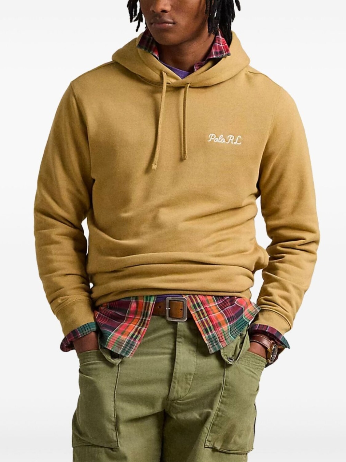 Толстовка с капюшоном и вышитым логотипом Polo Ralph Lauren, желтый — фото 2