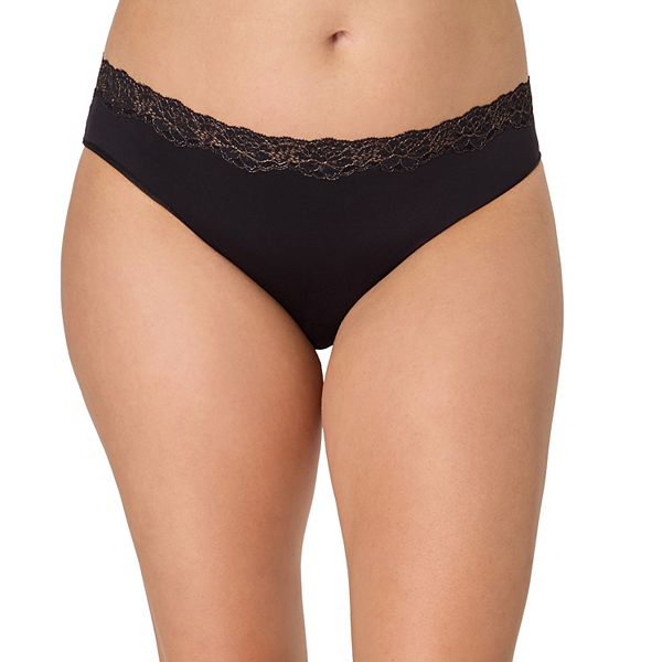 

Женские кружевные бикини-трусики cheeky Maidenform, Black With Rose Gold