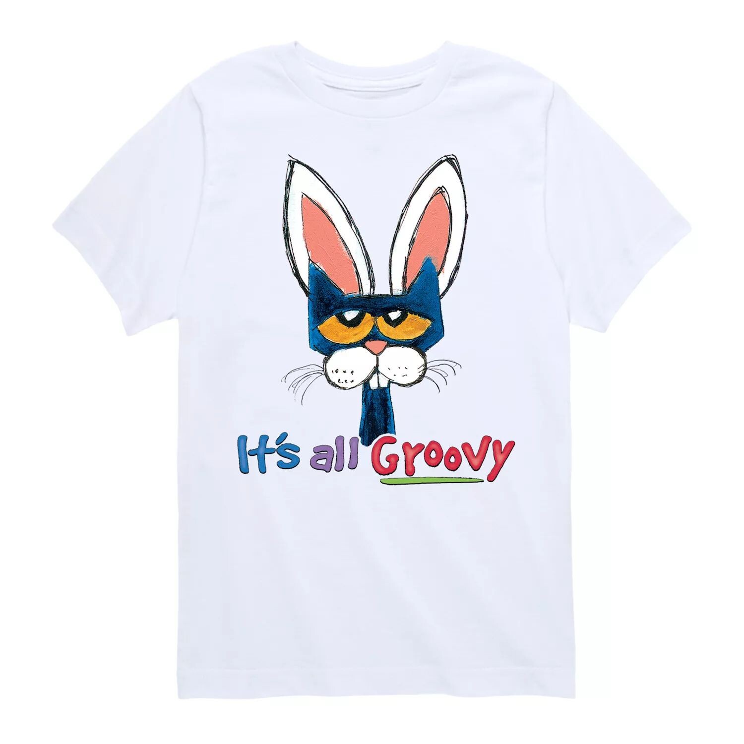 

Футболка с рисунком Pete The Cat Bunny для мальчиков 8–20 лет Licensed Character