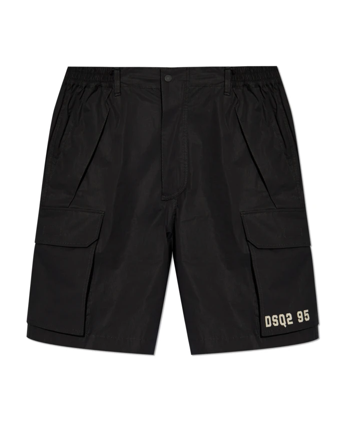 

Шорты с принтом Dsquared2, черный