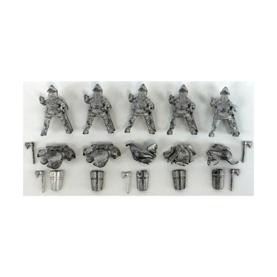 

Кавалерия в бацинете Hundsgugel и полном доспехе (вид спереди) № 1, Historical Miniatures - Teutonic Knights - Loose Miniatures (25mm)