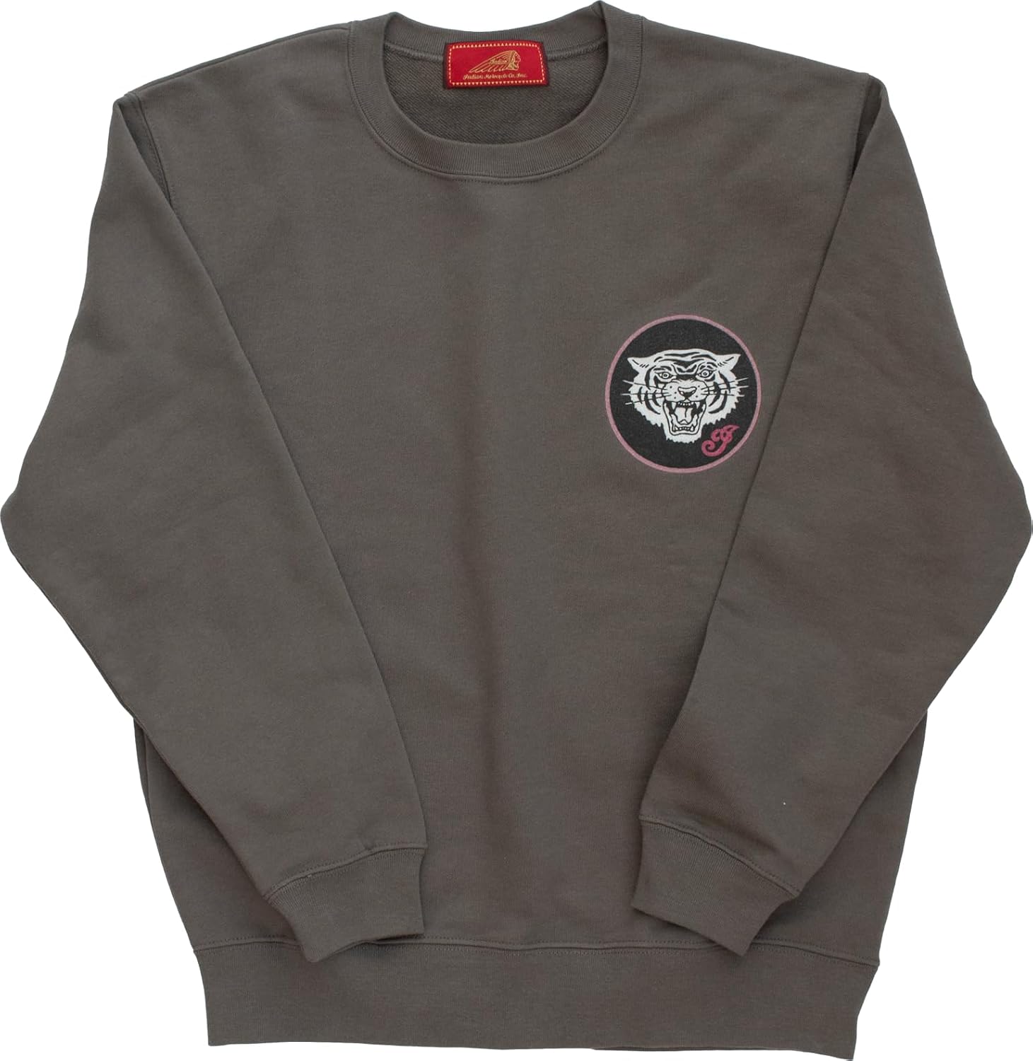 

Индийская толстовка с круглым вырезом и принтом в виде эмблемы Indian