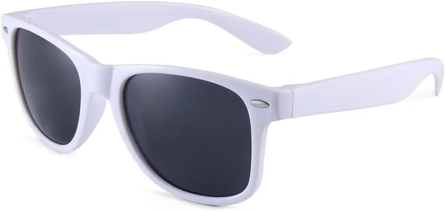 

Классические модные солнцезащитные очки для женщин и мужчин, для путешествий, рыбалки, велоспорта, унисекс, квадратная форма, защита от УФ-излучения UV400 UJNHGQ, White