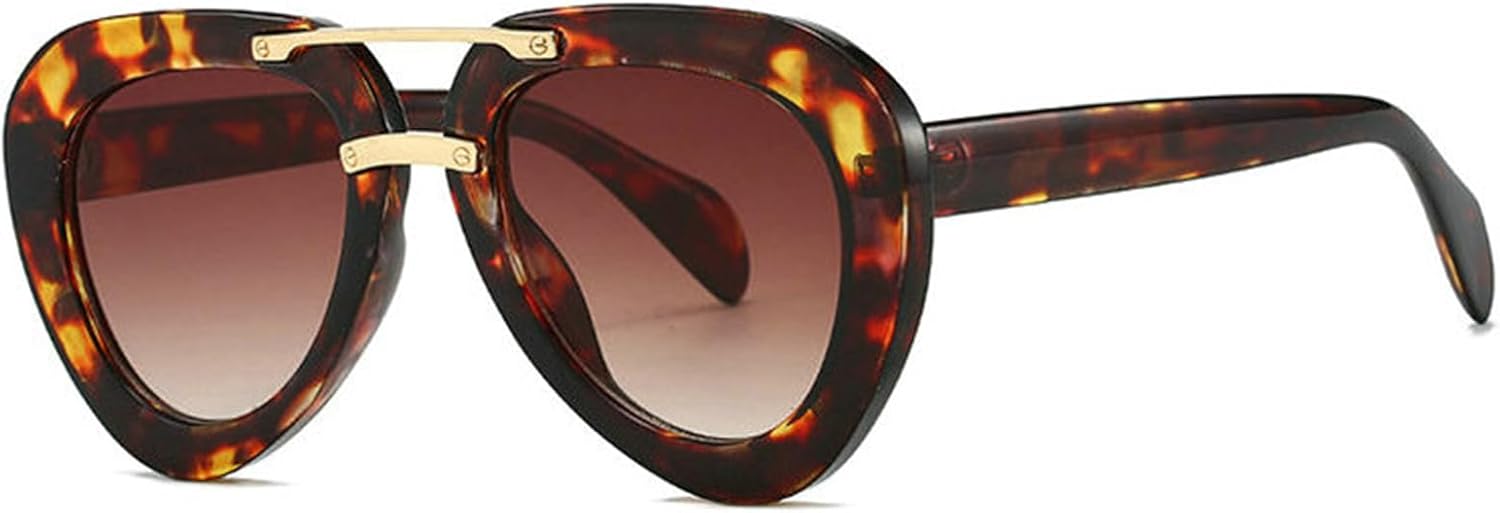 

Солнцезащитные очки Helena Oversized Oval для женщин и мужчин, модель 2025, роскошные винтажные очки-пилот с градиентным переходом цвета, очки для активного отдыха, C5