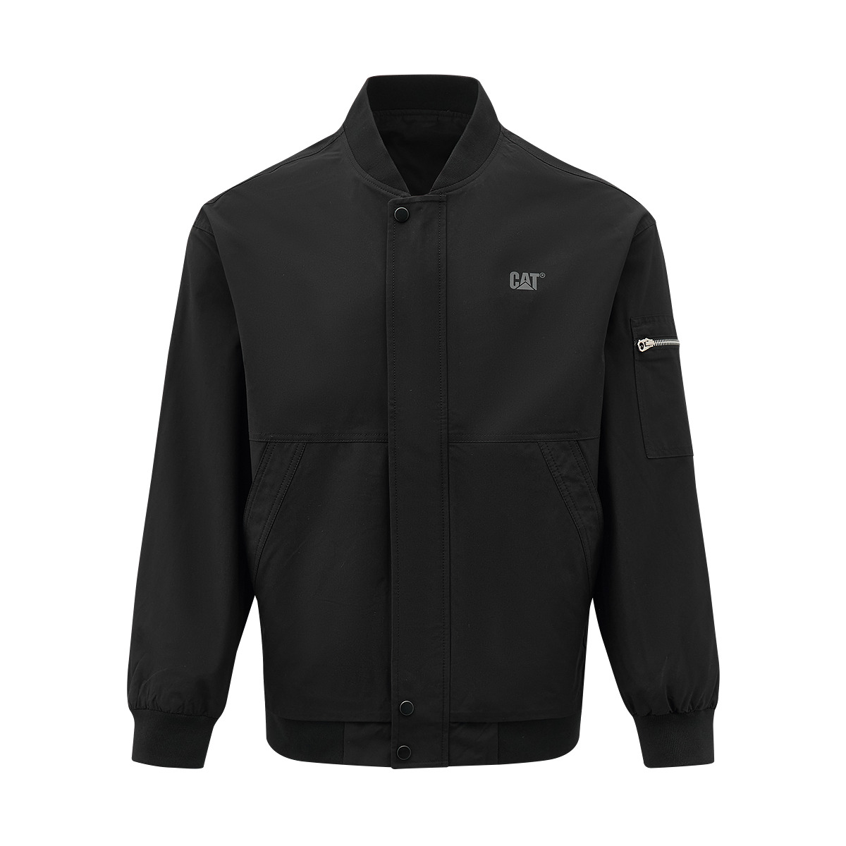 

Куртка мужская с воротником бейсболка Moderate Pilot CAT, черный