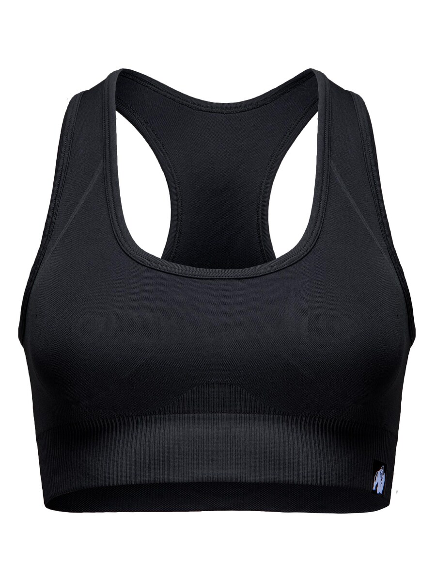 

Спортивный бюстгальтер без косточек Gorilla Wear Yava, черный