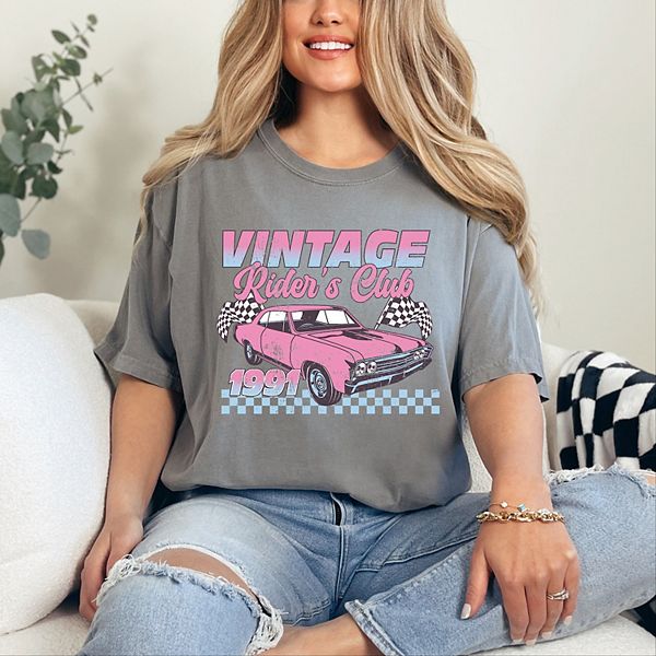 

Винтажная футболка Rider's Club с красителем для одежды Simply Sage Market, Grey