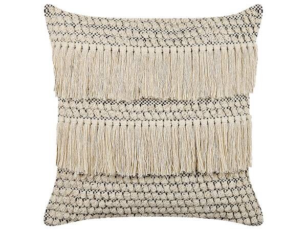 

Декоративная подушка Beliani IRESINE, 45x45x45 см цвет beige/schwarz