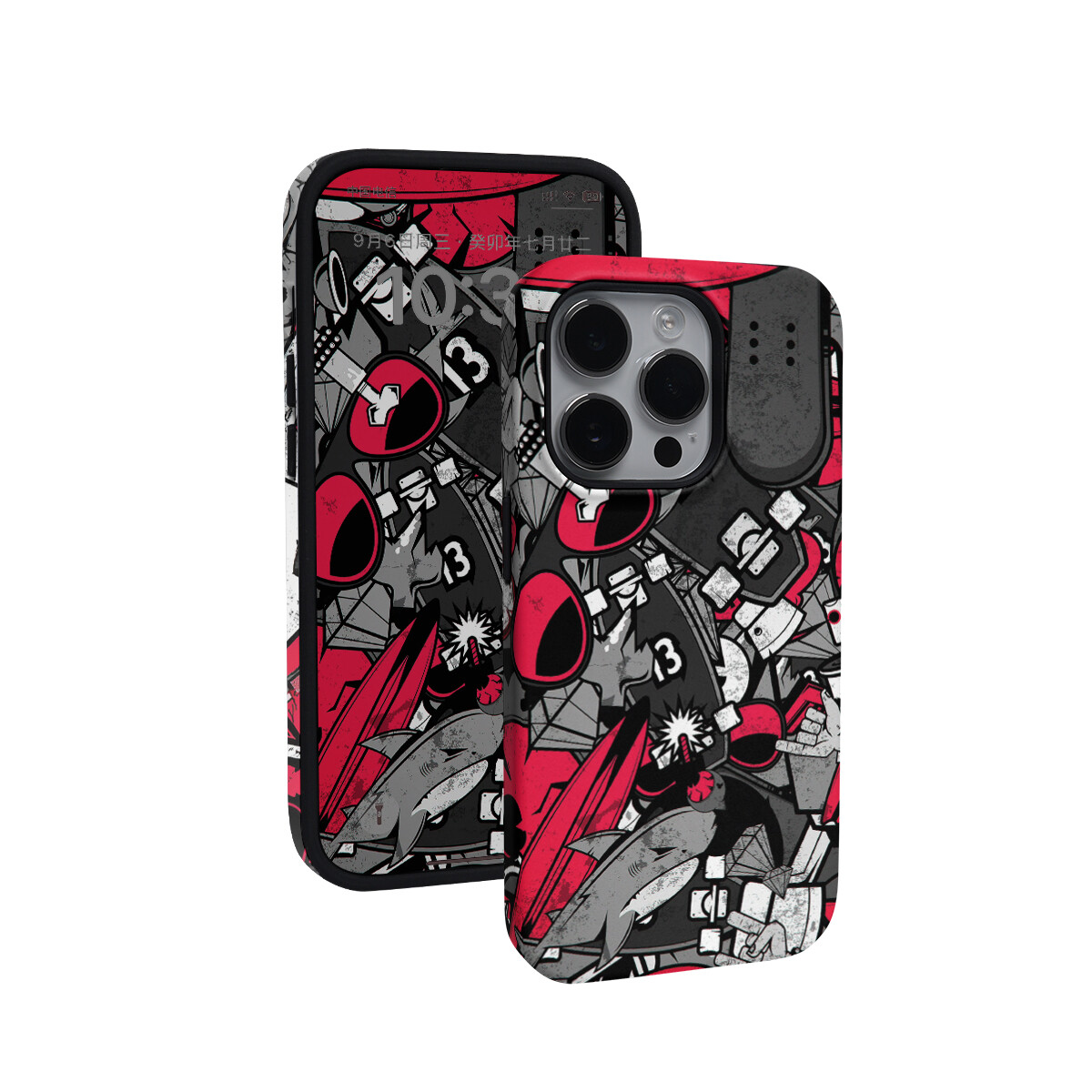 

Чехол для телефона Keshami, Skateboarding equipment half-pack with magnetic