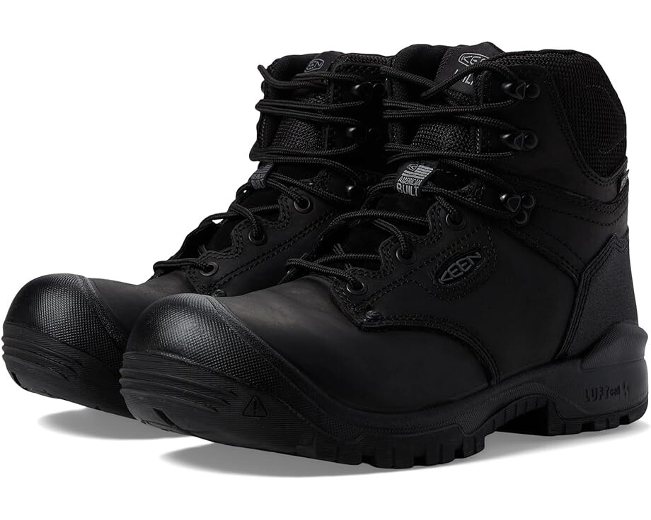 

Ботинки KEEN Utility 6" Independence WP Soft Toe, цвет Black/Black