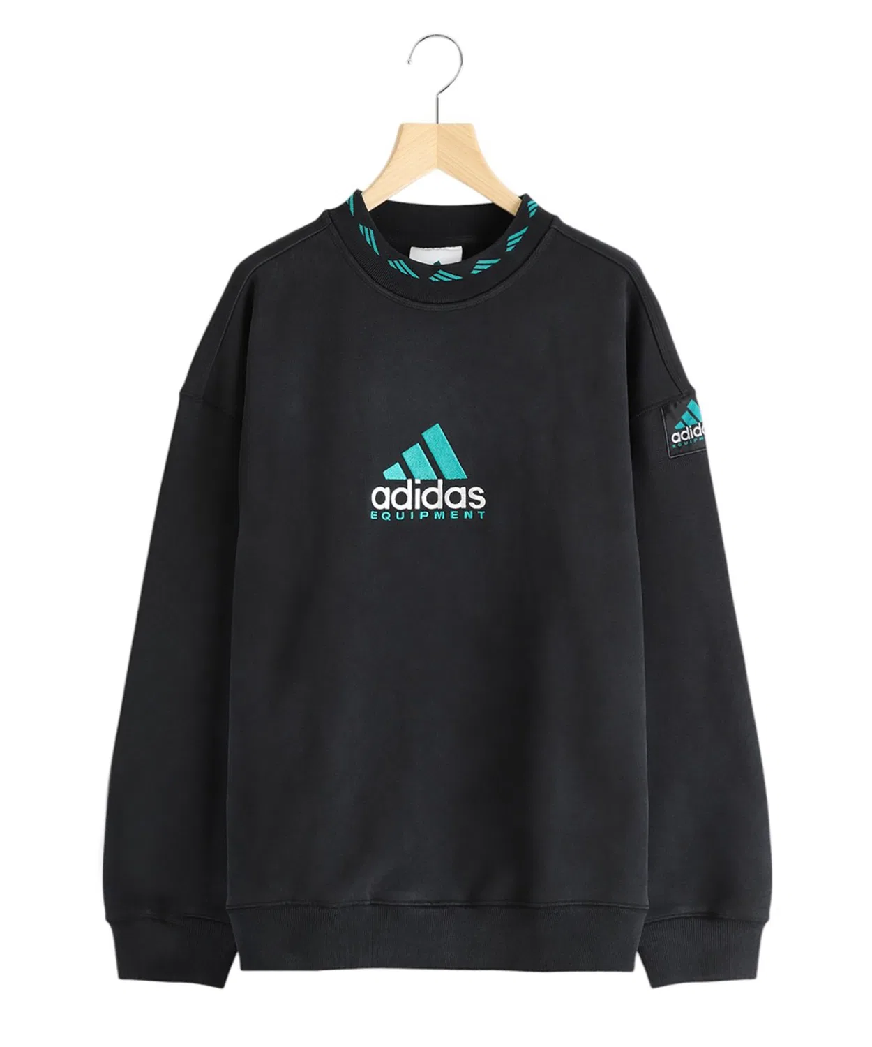 Свитшот EQT Wash Crew adidas Originals, черный