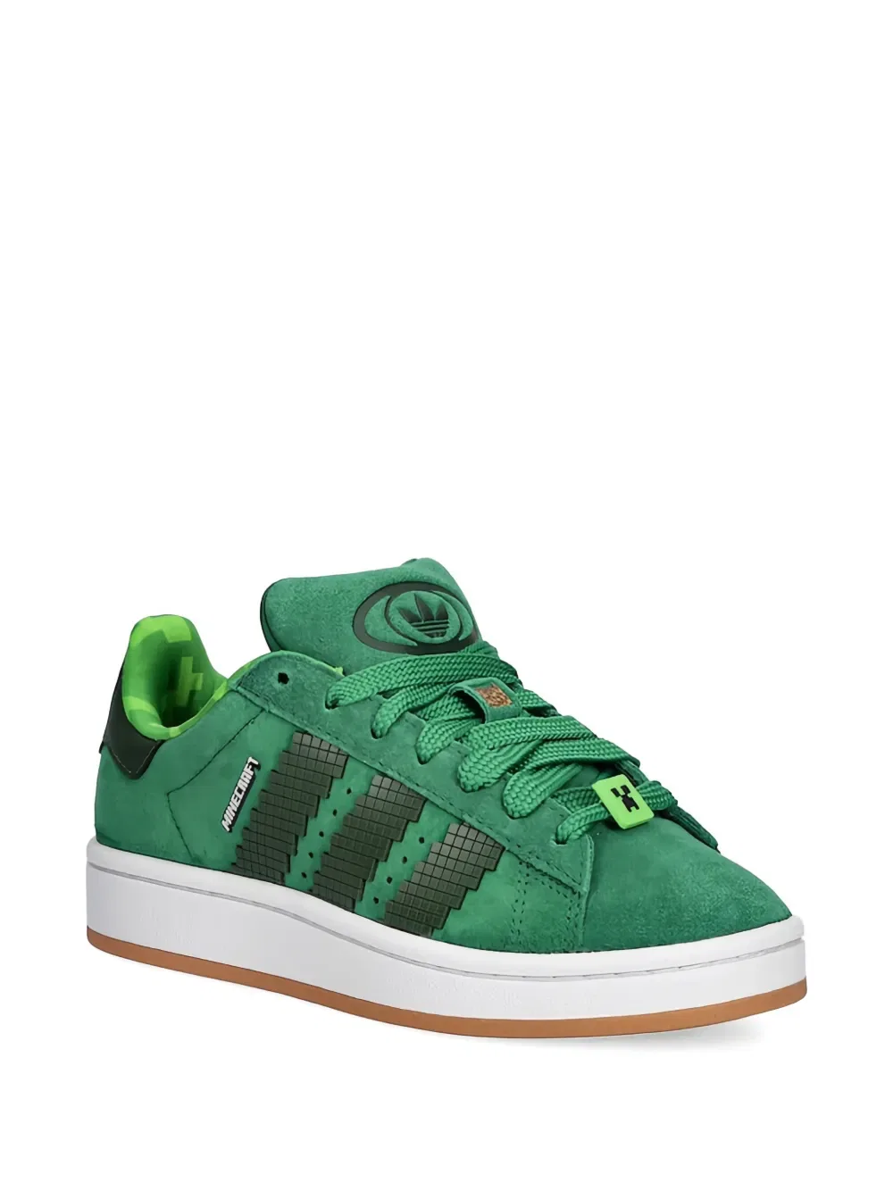 Кроссовки Minecraft Campus Adidas Kids, зеленый
