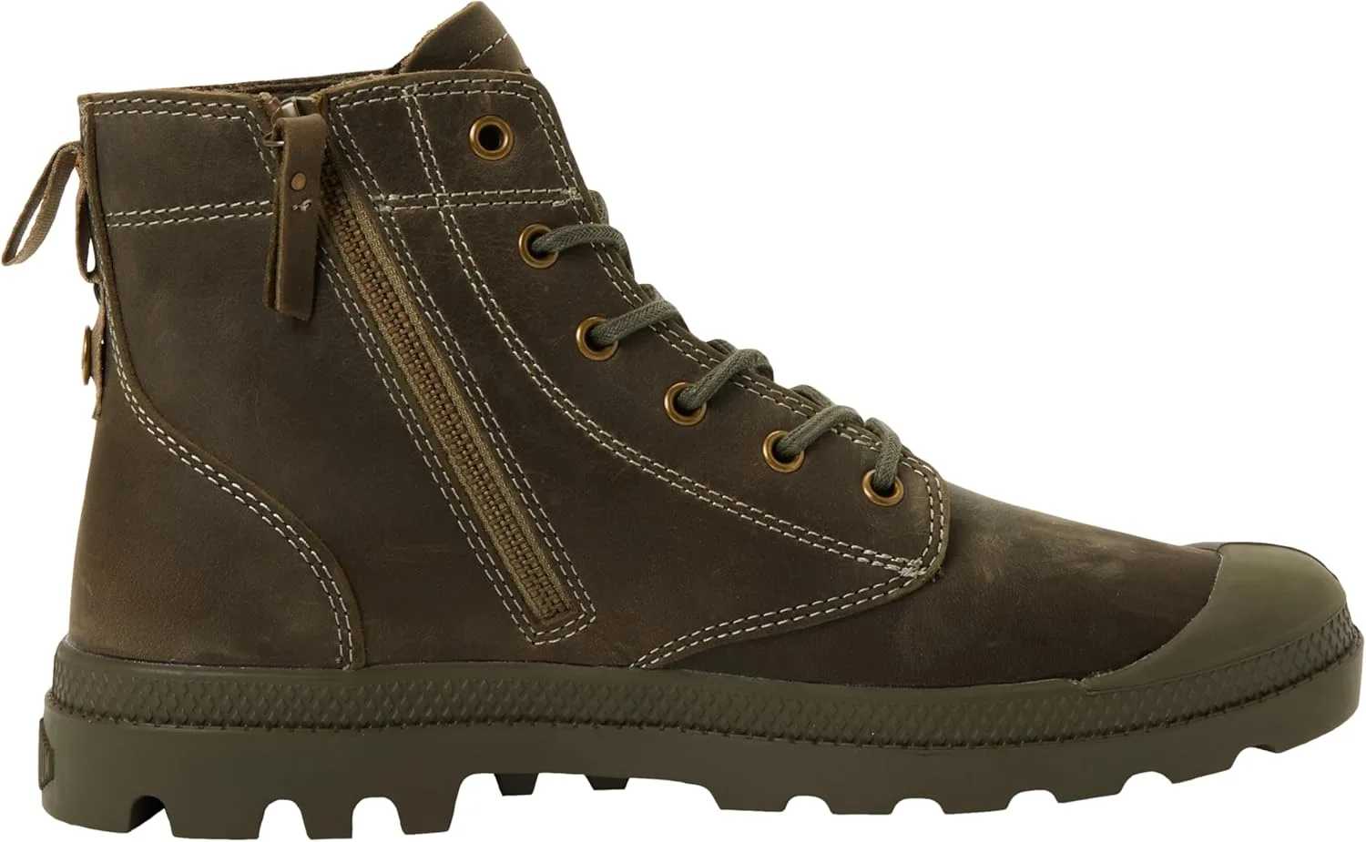 Ботинки Palladium Unisex Pampa Zip LTH Legacy Ankle Boot, темно-зеленый — фото 4