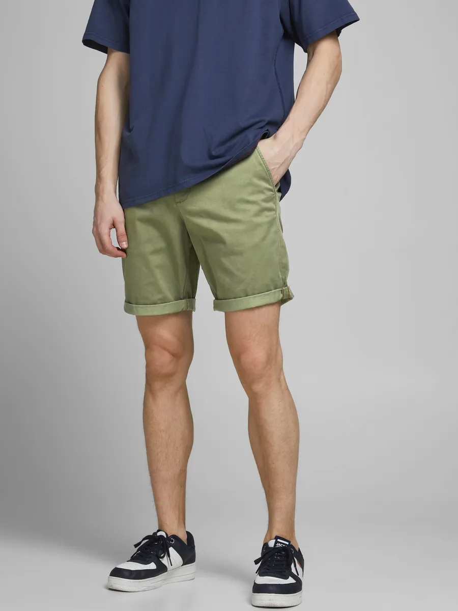 

Шорты-чиносы Jack & Jones "JPSTBOWIE JJSHORTS S", зеленый