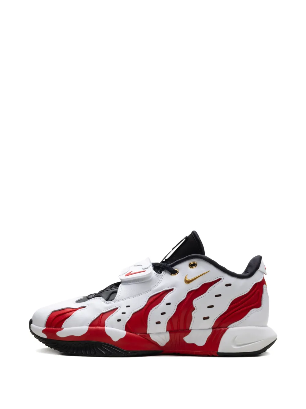 Кроссовки LeBron 21 Prime 96 White/Metallic Gold/Fire Red Nike, белый — фото 4