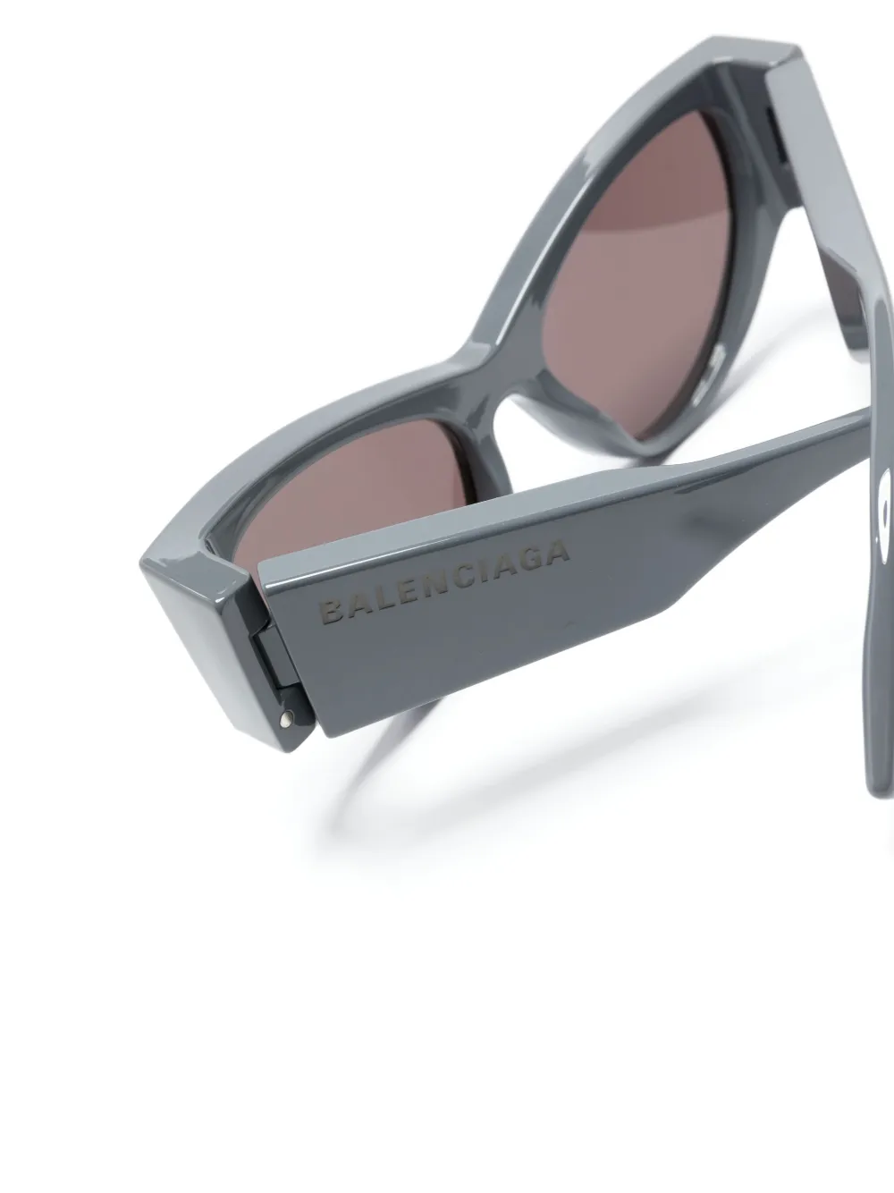 Солнцезащитные очки Monaco в оправе 'кошачий глаз' Balenciaga Eyewear, серый — фото 3