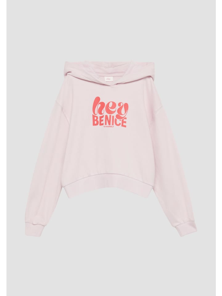 

Толстовка s.Oliver Sweatshirt langarm, розовый