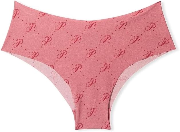 Victoria's Secret Pink Smooth No Show Cheekster Трусики/Бикини Цвет Soft Begonia Scrip New, Soft Begonia Script — фото 3